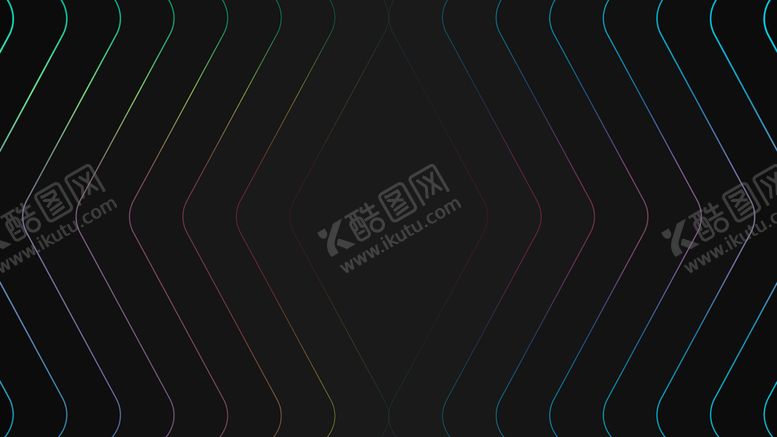 编号：79528107040808361480【酷图网】源文件下载-黑色几何抽象渐变背景