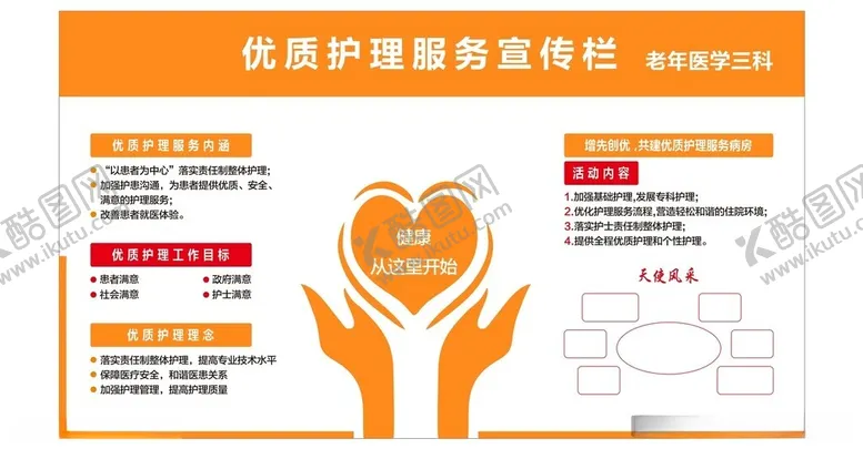 编号：53339912102108448149【酷图网】源文件下载-护理服务宣传栏