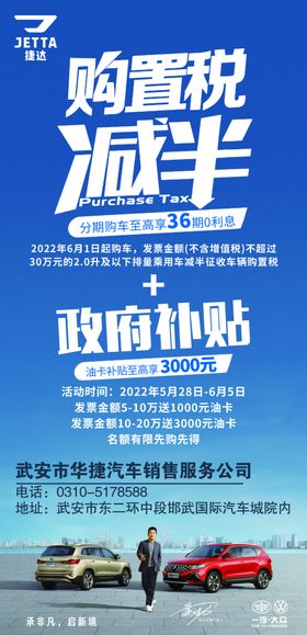 购置税减半政府补贴