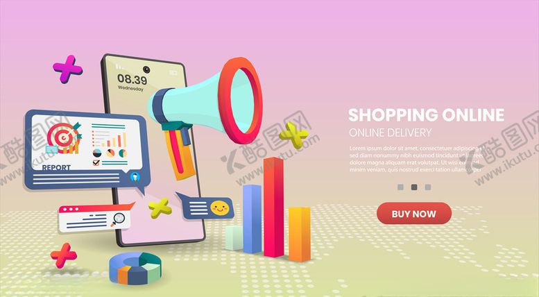编号：73216111011347276135【酷图网】源文件下载-网上购物