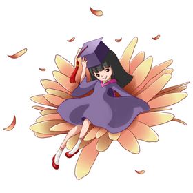 毕业插画