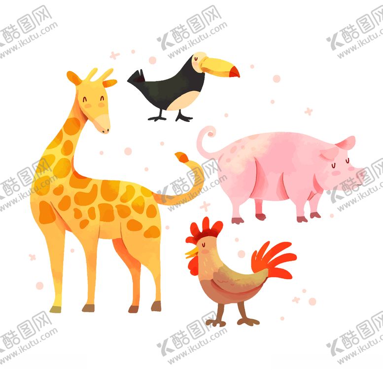 编号：26223009232128201113【酷图网】源文件下载-闭眼睛动物