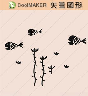 卡通画卡通素材矢量动物