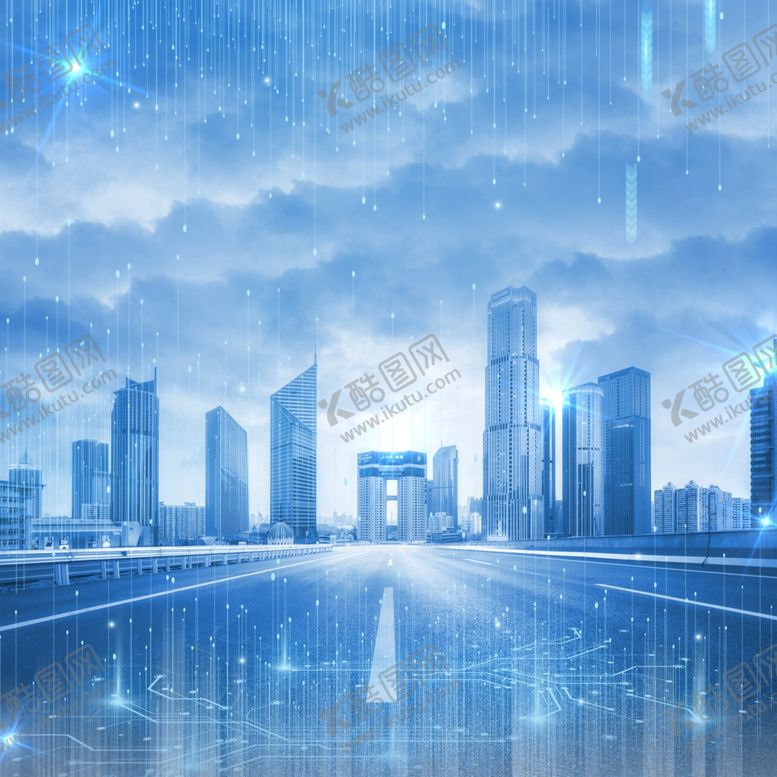 编号：63298109210900268078【酷图网】源文件下载-网络科技城市合成背景