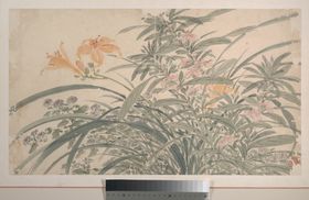 明代陈淳花卉花草绘画