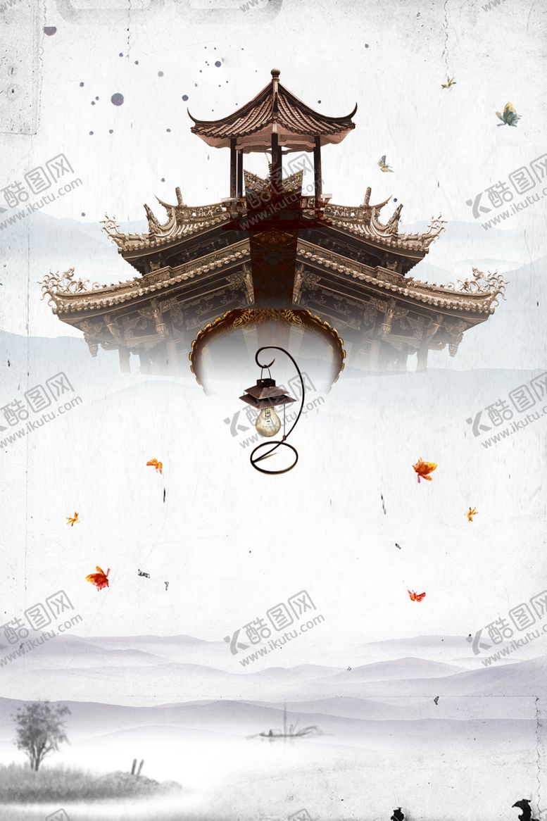 编号：57139105081030456797【酷图网】源文件下载-地产复古活动宣传背景海报素材