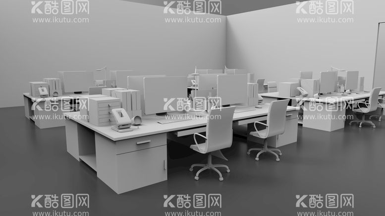 编号：25132412192318439500【酷图网】源文件下载-办公室3D效果图