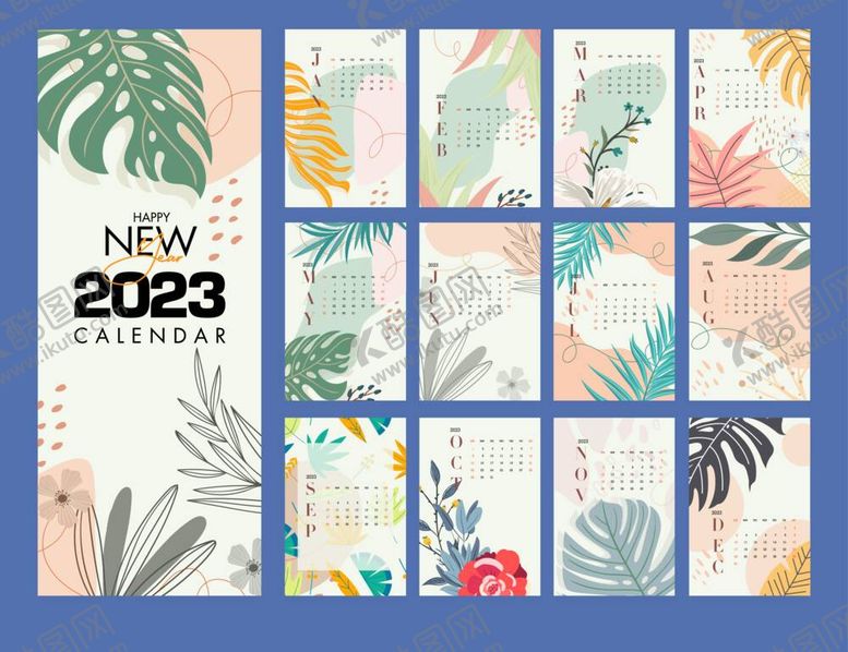 编号：04782909160115073295【酷图网】源文件下载-2023年日历