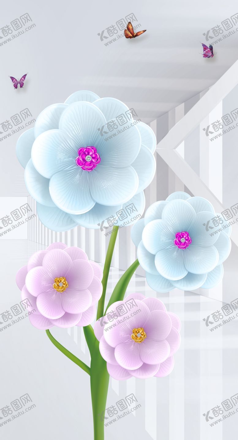 编号：23933504250718301327【酷图网】源文件下载-花卉玄关