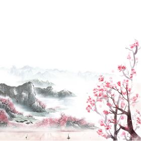 樱花装饰素材