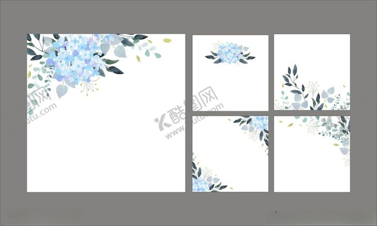 编号：65809711211146093217【酷图网】源文件下载-水彩花卉婚礼邀请函贺卡请柬