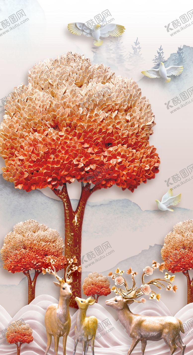 编号：30782406280050006304【酷图网】源文件下载-电视背景墙
