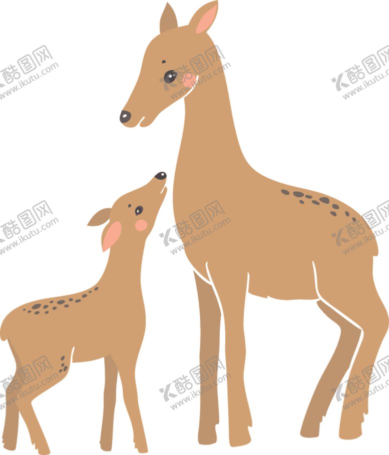 编号：88397204202357207984【酷图网】源文件下载-手绘卡通动物
