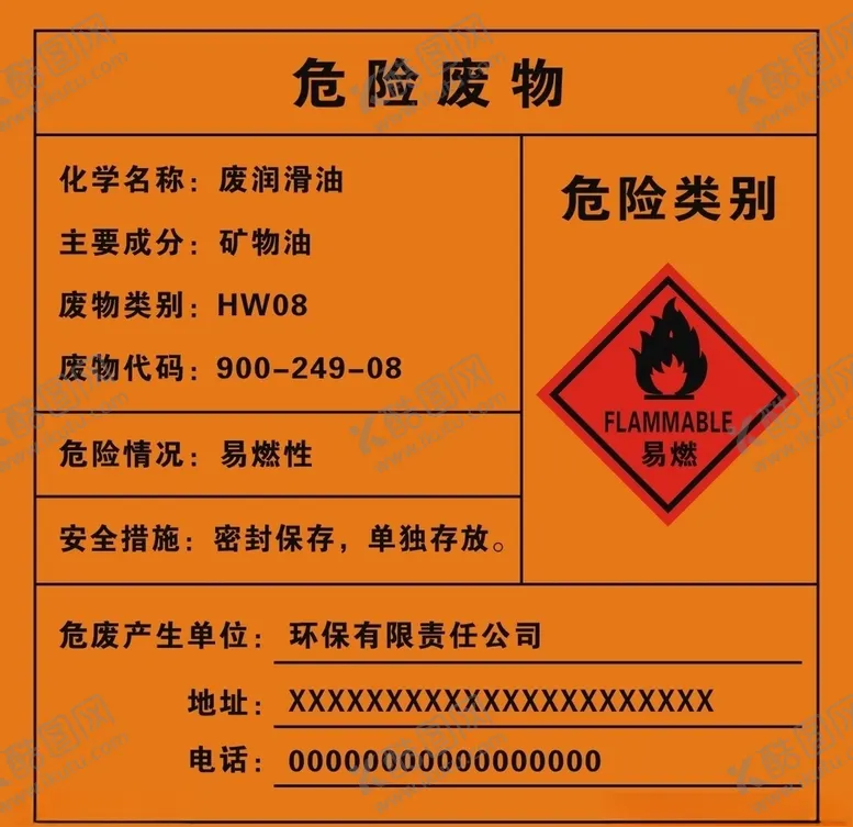 编号：18437505011121098579【酷图网】源文件下载-危险废物