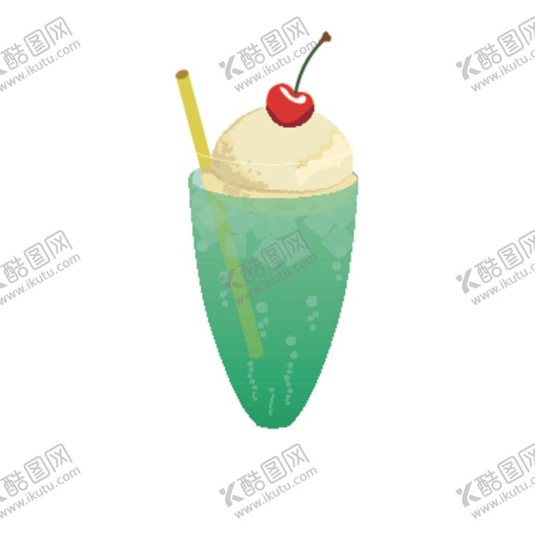 编号：89203906280000317420【酷图网】源文件下载-夏日冷饮矢量插画