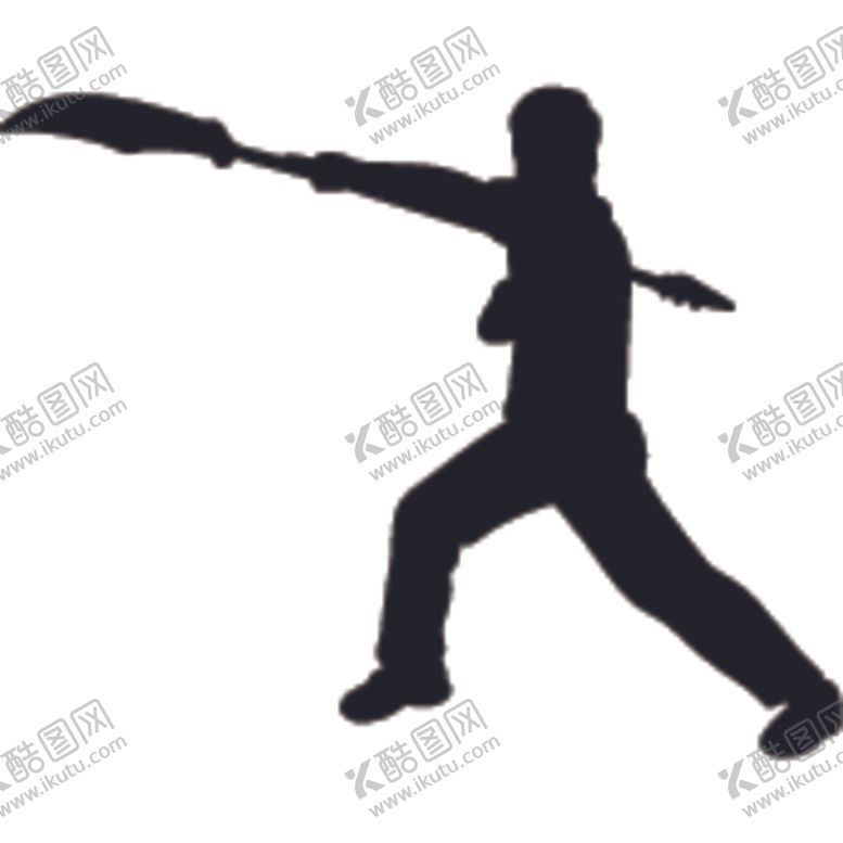 编号：91589205031427361847【酷图网】源文件下载-武术格斗剪影