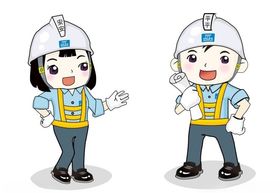 中国建筑形象卡通人