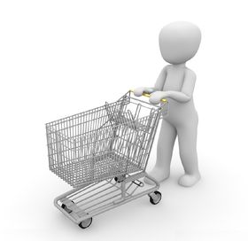 模型人物购物车