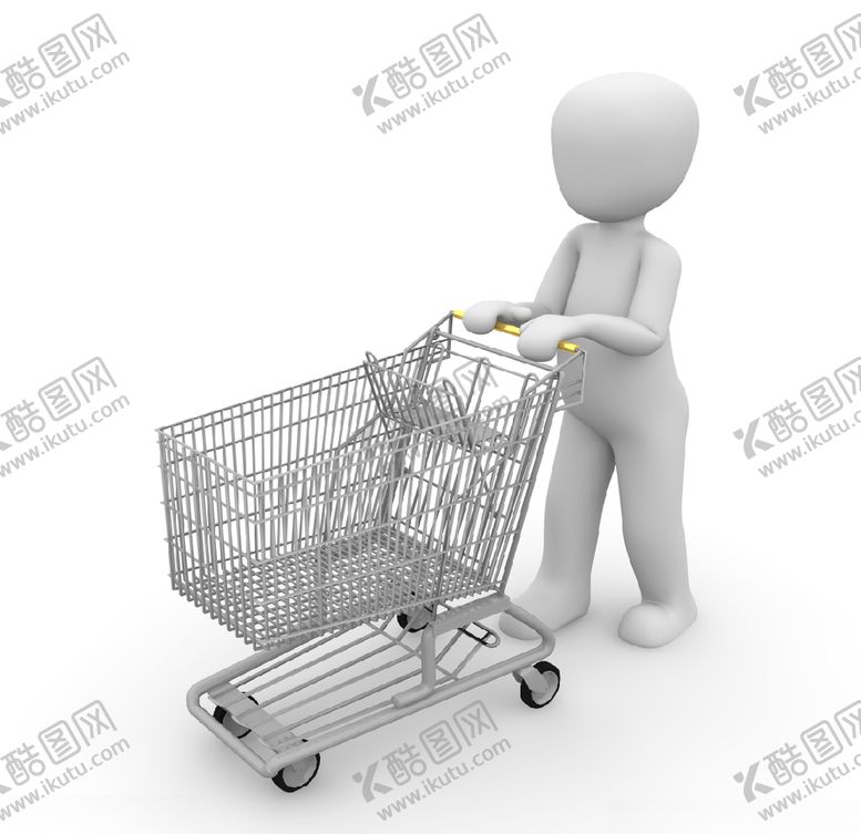 编号：92006111011414508585【酷图网】源文件下载-模型人物购物车