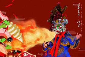 传统戏曲人物精彩瞬间