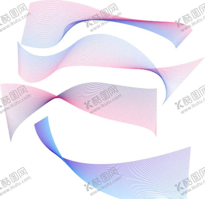 编号：30066803160316278373【酷图网】源文件下载-流线彩色渐变线条