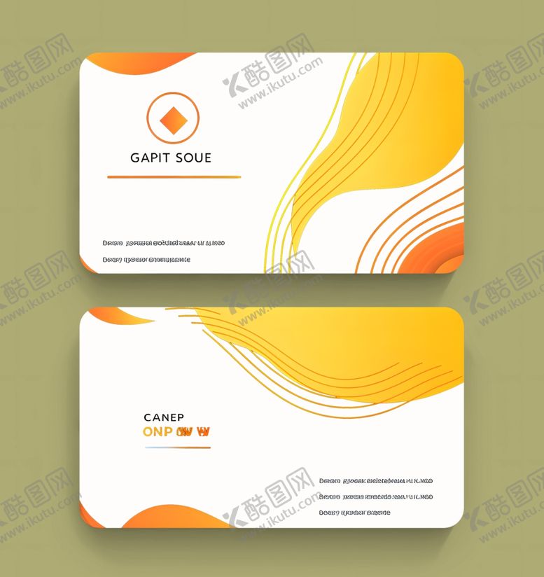 编号：34555211010534185734【酷图网】源文件下载-简约名片