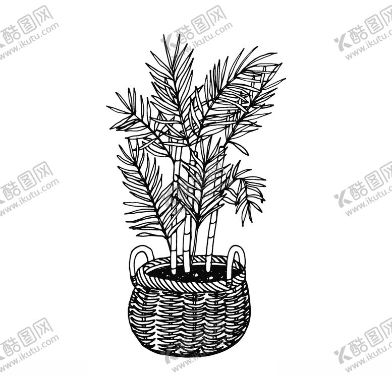 编号：54105107082353246095【酷图网】源文件下载-植物线条
