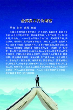 企业文化展板团队精神车间标语形象责任
