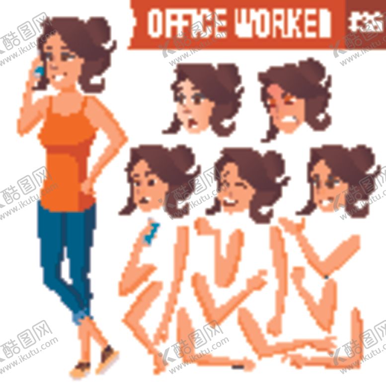 编号：61667309192144152168【酷图网】源文件下载-人物插画