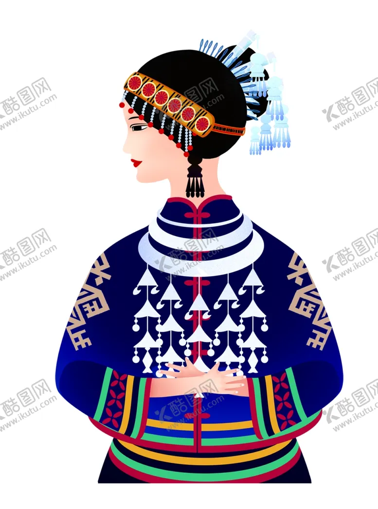编号：82934202011750252475【酷图网】源文件下载-黎族女孩