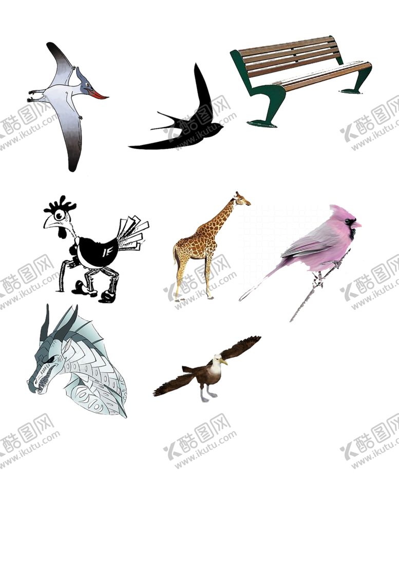 编号：56678310092152577273【酷图网】源文件下载-素材动物椅子