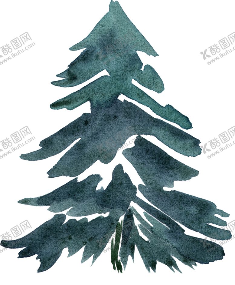 编号：56521201130557487671【酷图网】源文件下载-圣诞节水彩