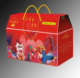 新年通用礼盒 源文件 cdr