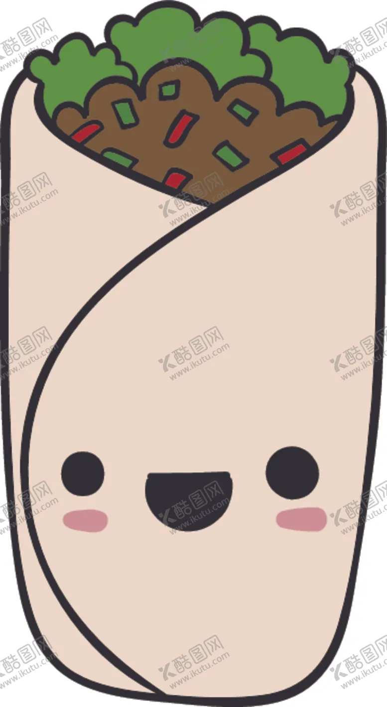 编号：47278007021325561302【酷图网】源文件下载-卡哇伊美食