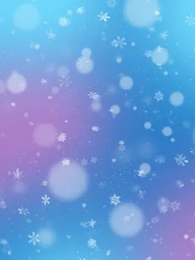 绚丽雪花星光背景