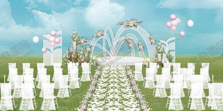 编号：58733210061905214387【酷图网】源文件下载-高端森系婚礼简约