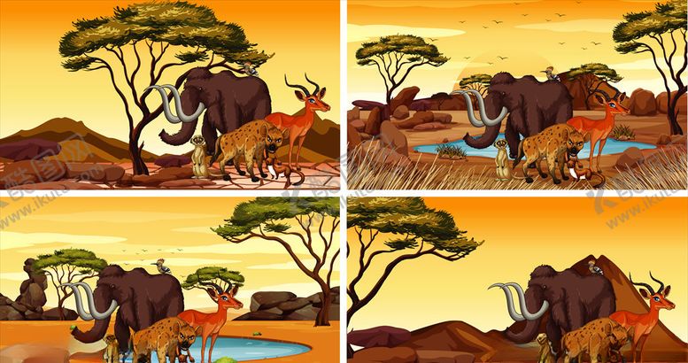 编号：53541909201719482917【酷图网】源文件下载-非洲动物