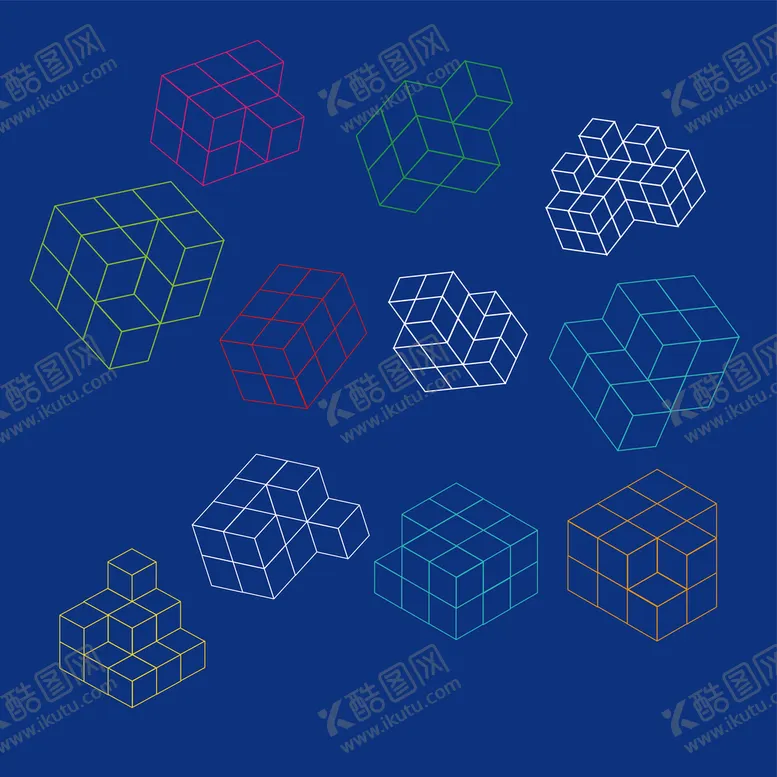 编号：72729111260935164676【酷图网】源文件下载-立方体