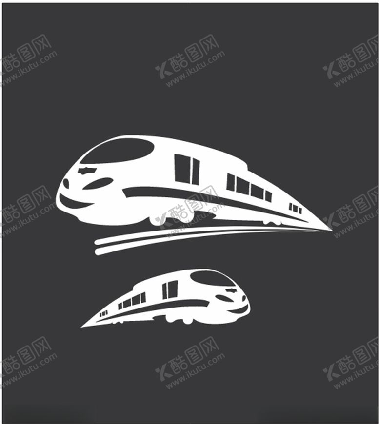 编号：14825602061559299300【酷图网】源文件下载-高铁矢量图