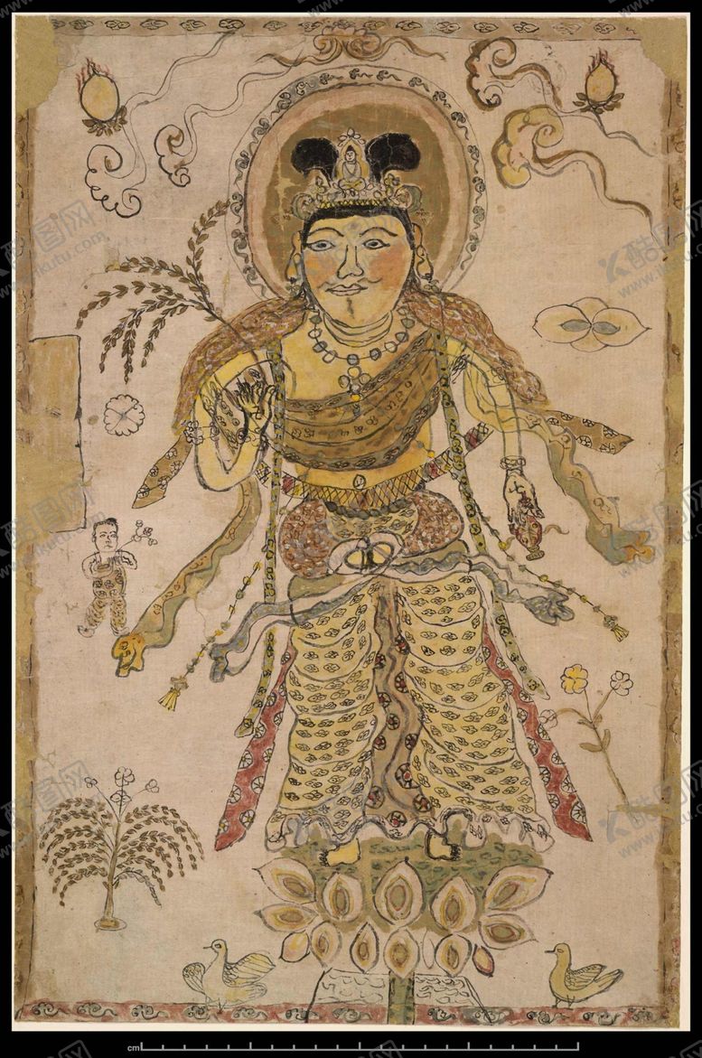 编号：24144409180813063636【酷图网】源文件下载-敦煌风格绘画图案