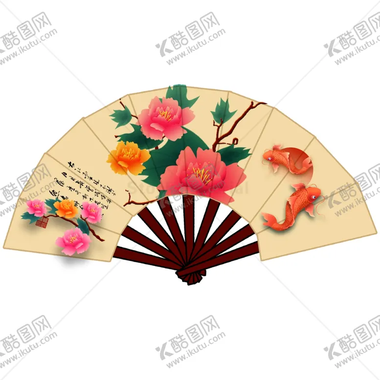 编号：19581203251258026381【酷图网】源文件下载-古代荷塘月色扇子