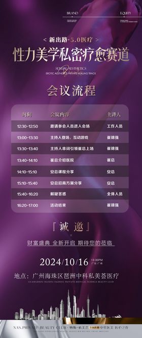 医美私密邀请函流程