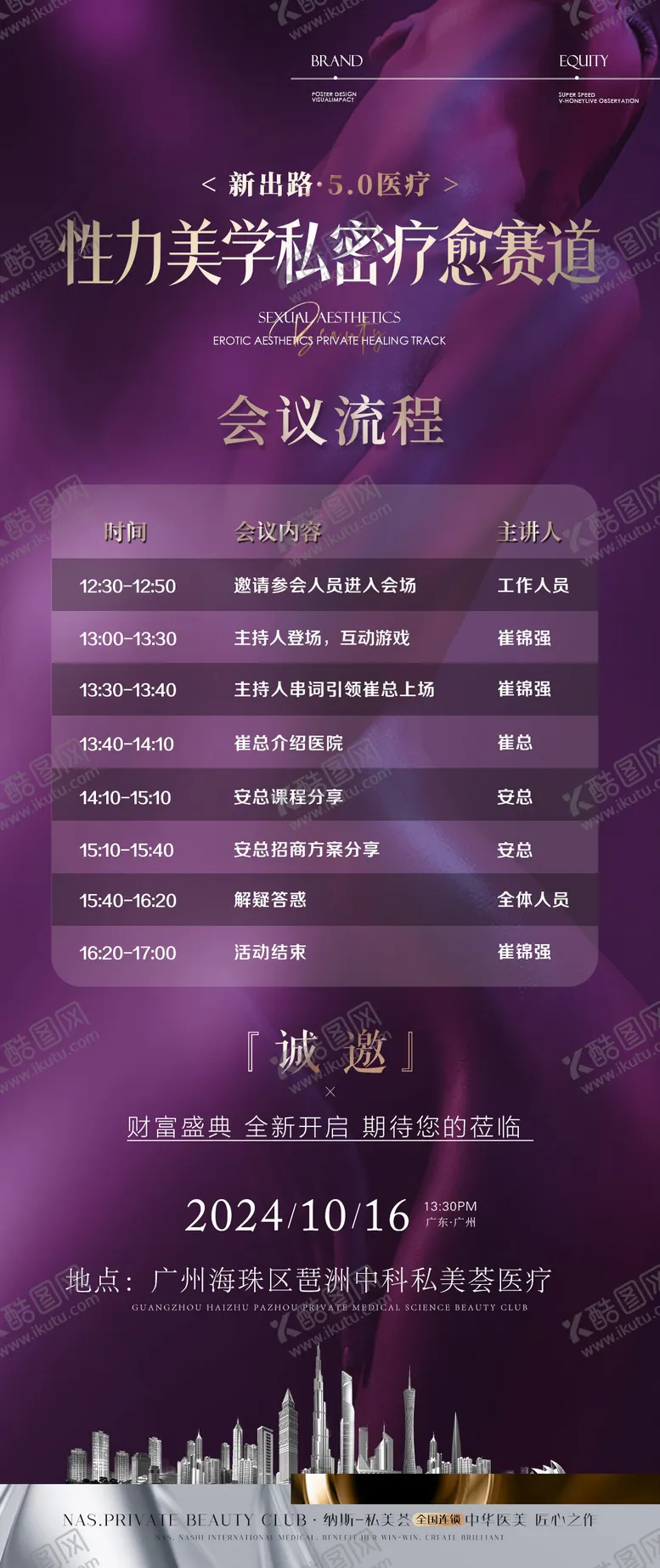 编号：57534005222352491120【酷图网】源文件下载-医美私密邀请函流程