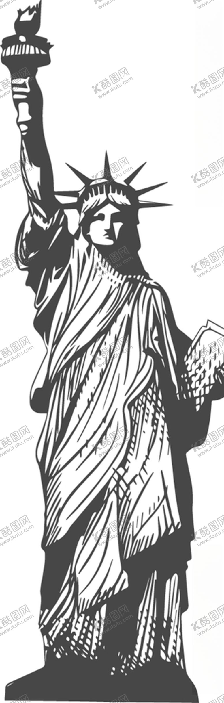 编号：39593210122303007818【酷图网】源文件下载-自由女神