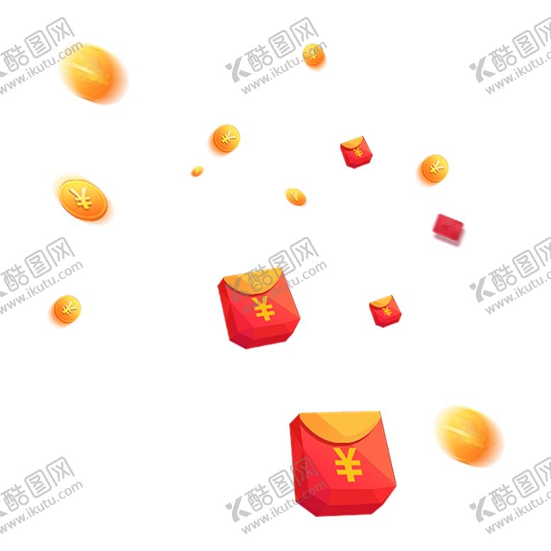 编号：38712009240725105501【酷图网】源文件下载-金币飞舞金钱铜币积分点缀素材