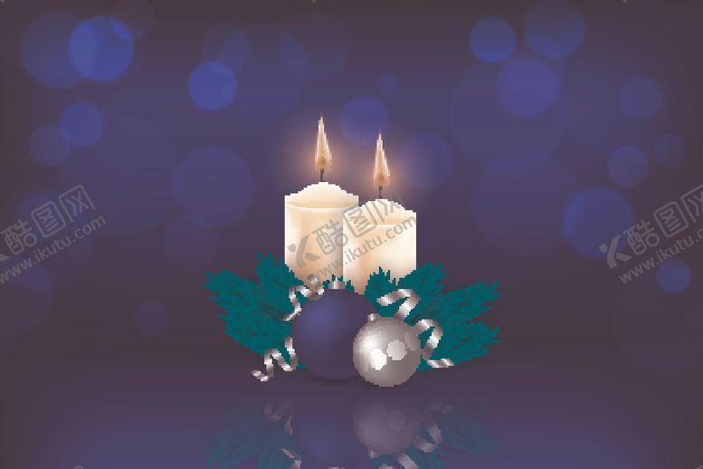 编号：45713509121808066443【酷图网】源文件下载-圣诞蜡烛