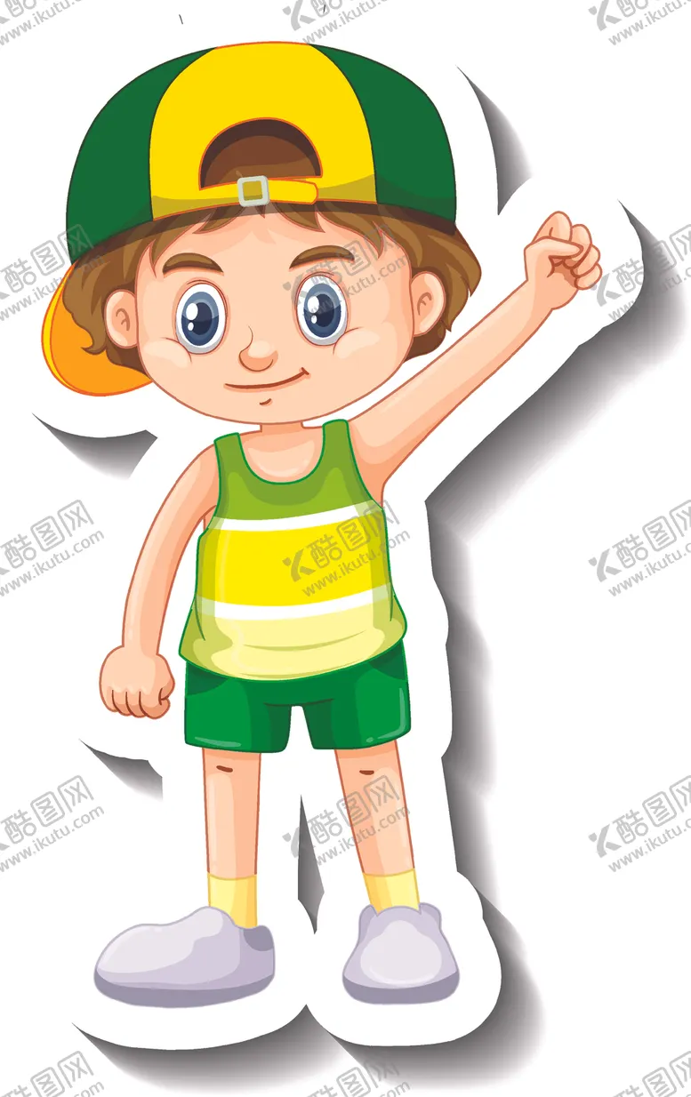 编号：57575602160154342375【酷图网】源文件下载-卡通男孩 