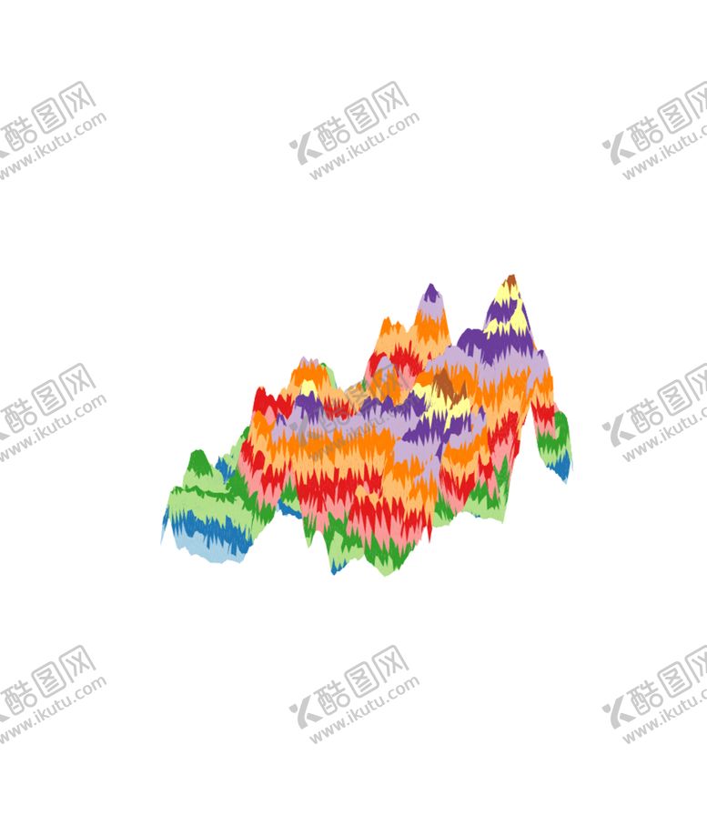 编号：64550905050658463516【酷图网】源文件下载-抽象山峰