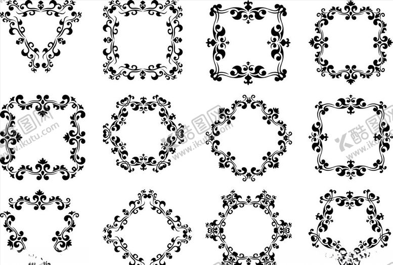 编号：23463609212247443614【酷图网】源文件下载-花纹花边素材