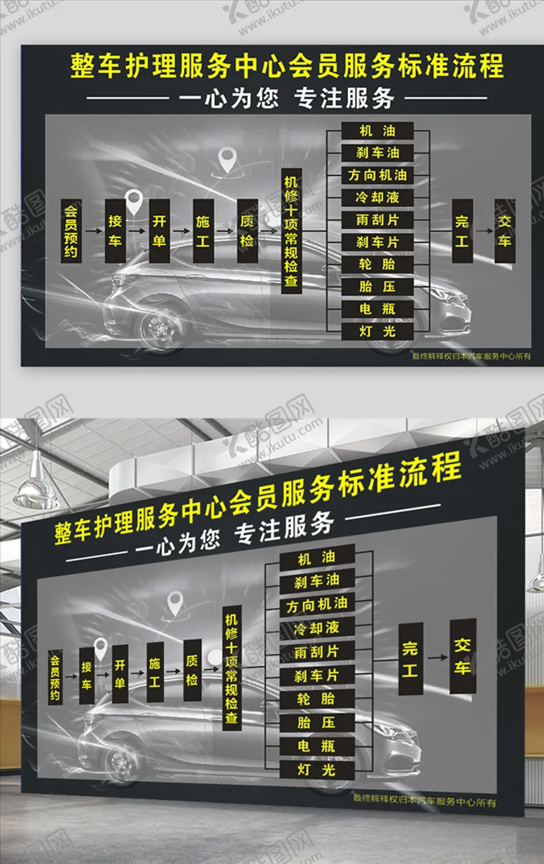 编号：70305004300135519465【酷图网】源文件下载-护理汽车养护流程